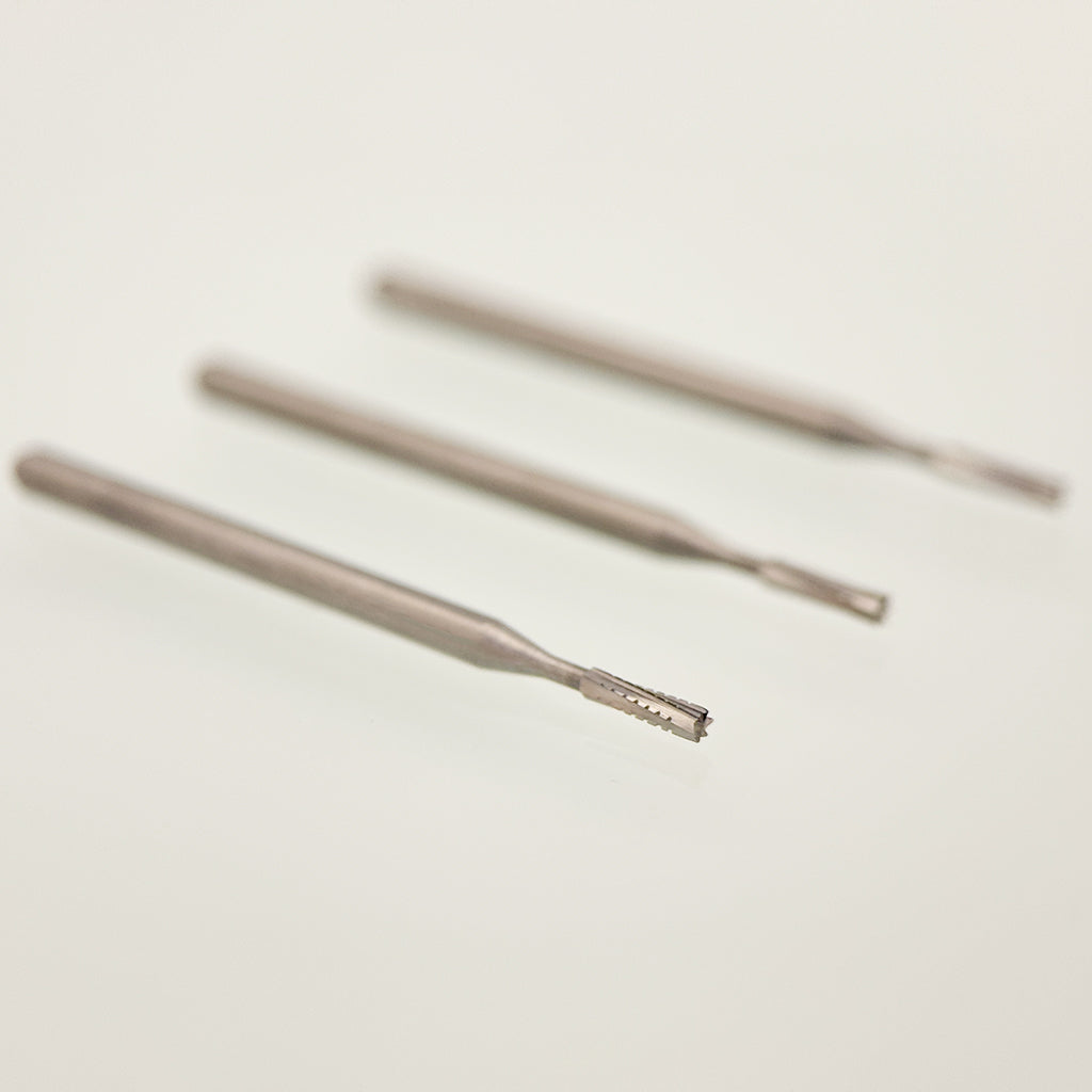 Dental Carbide Burs Straight Flat End Cross-Cut FG Surgical 557 / FGXL 557