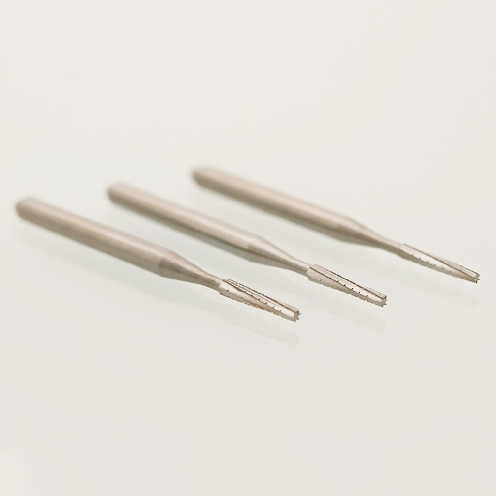 Dental Carbide Burs Taper Flat End Cross-Cut FG Long 700 / FG 700L