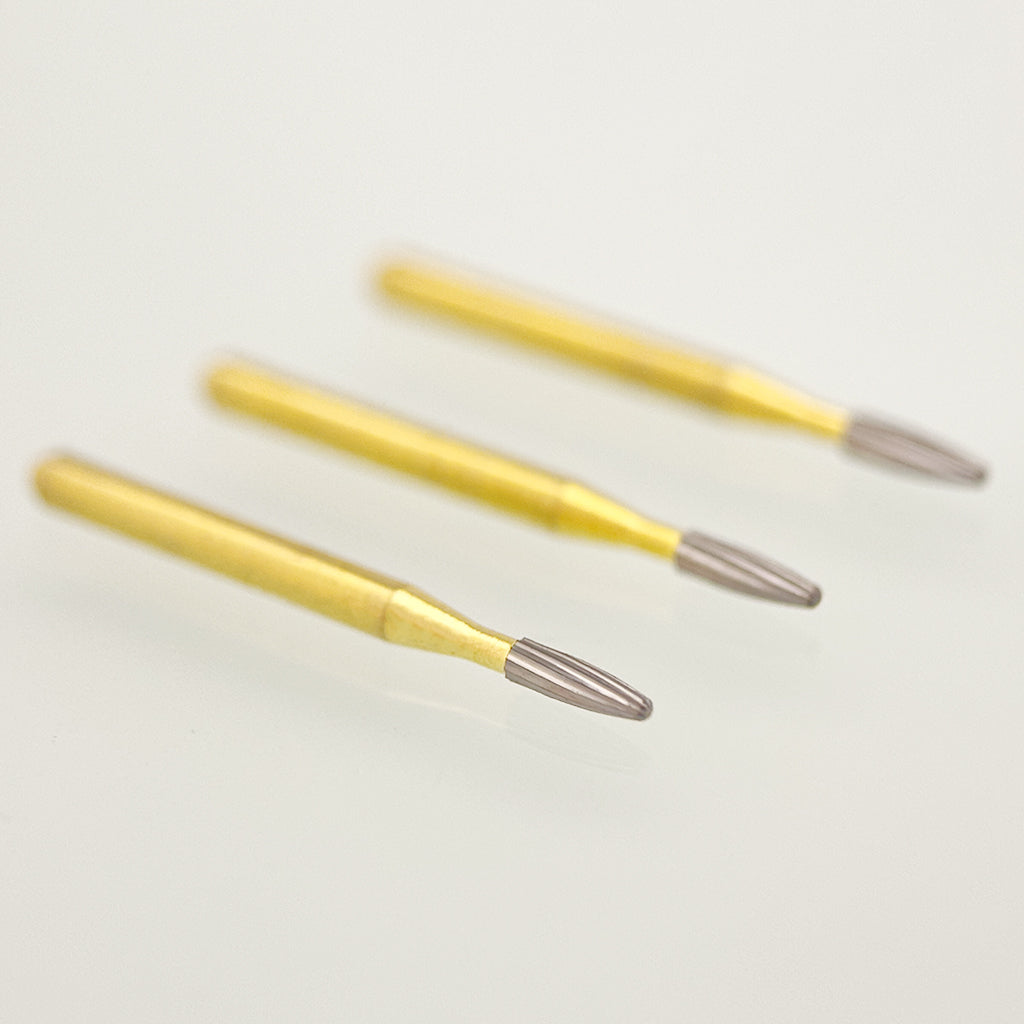 Dental Carbide Burs Trimming & Finishing Bullet FG 7803