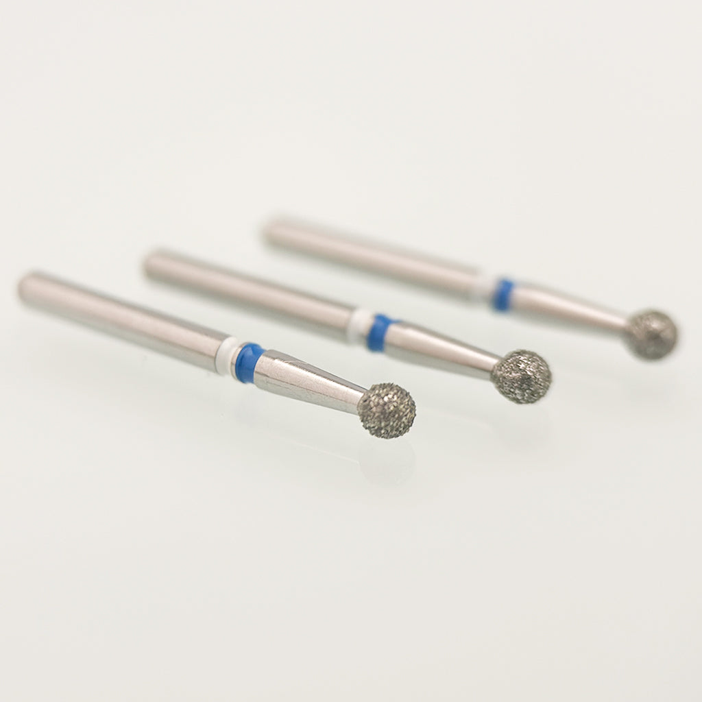 Dental Zirconia Diamond Bur FG Z801-021 Zir Cut Round 10/PK